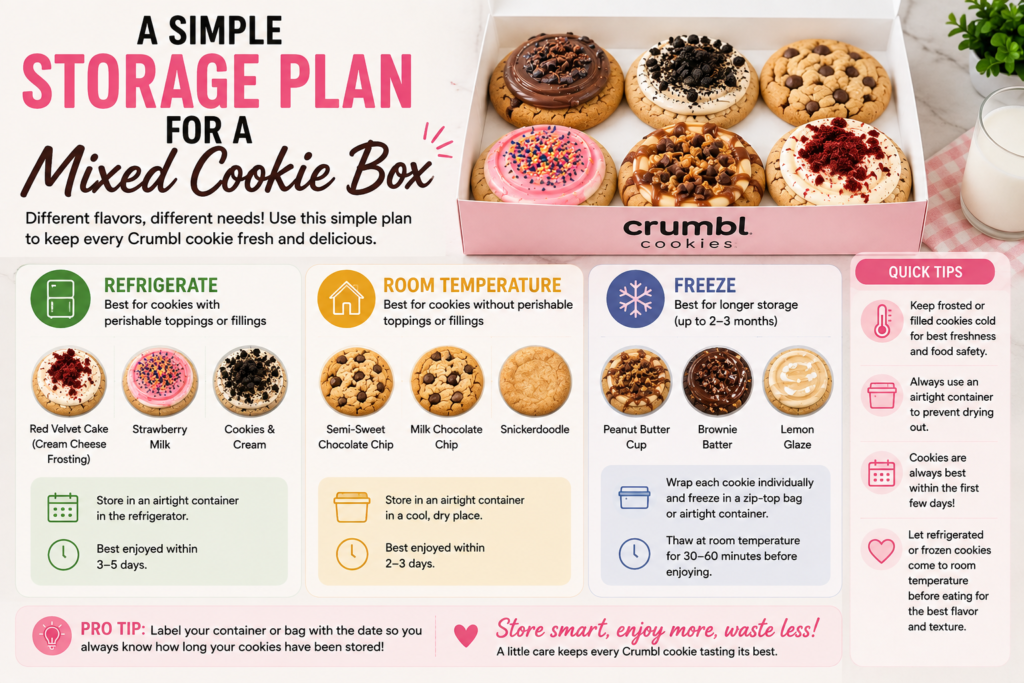 A Simple Storage Plan for a Mixed Cookie Box