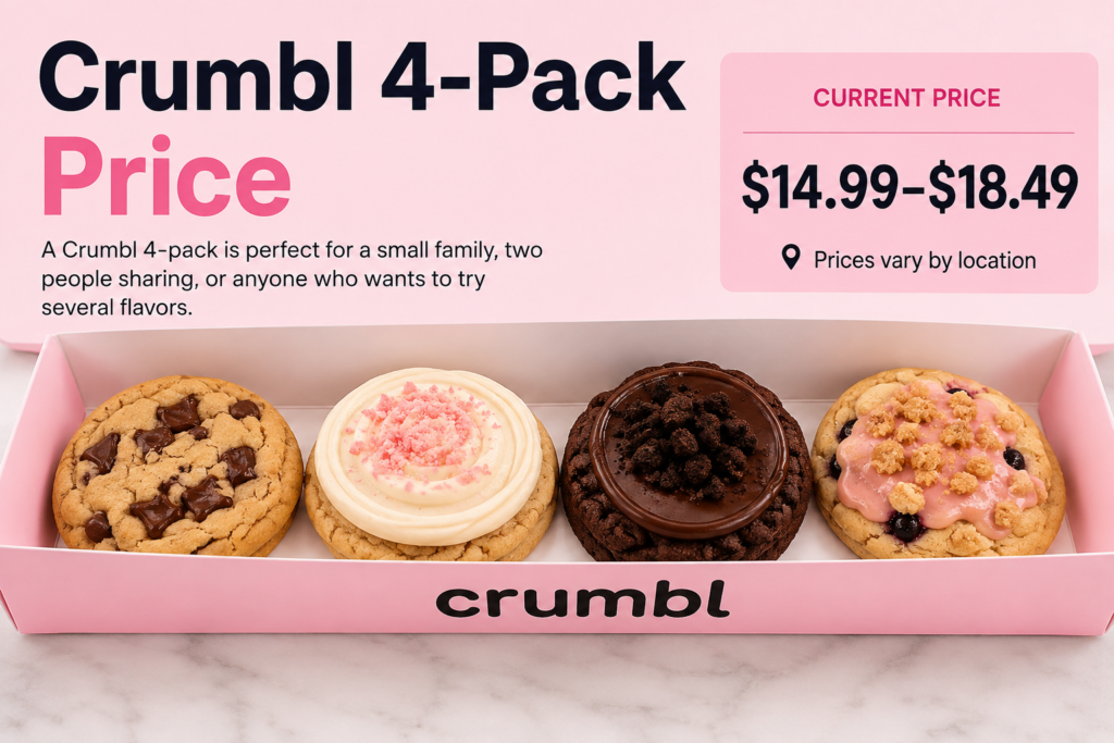 Crumbl 4 Pack Price