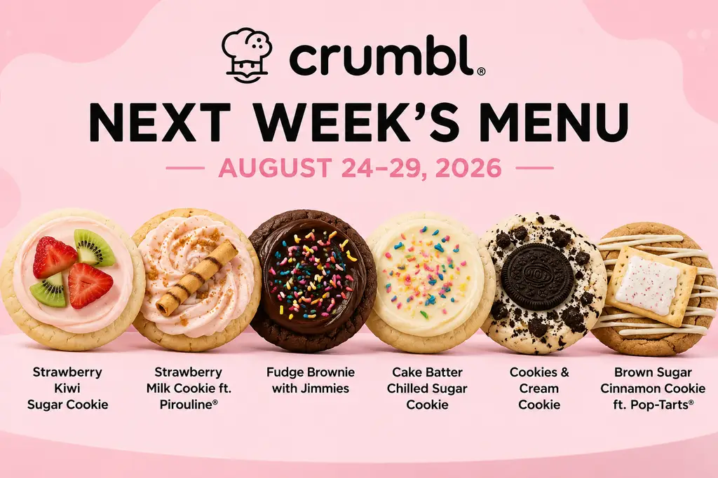 Crumbl Menu Next Week at a Glance