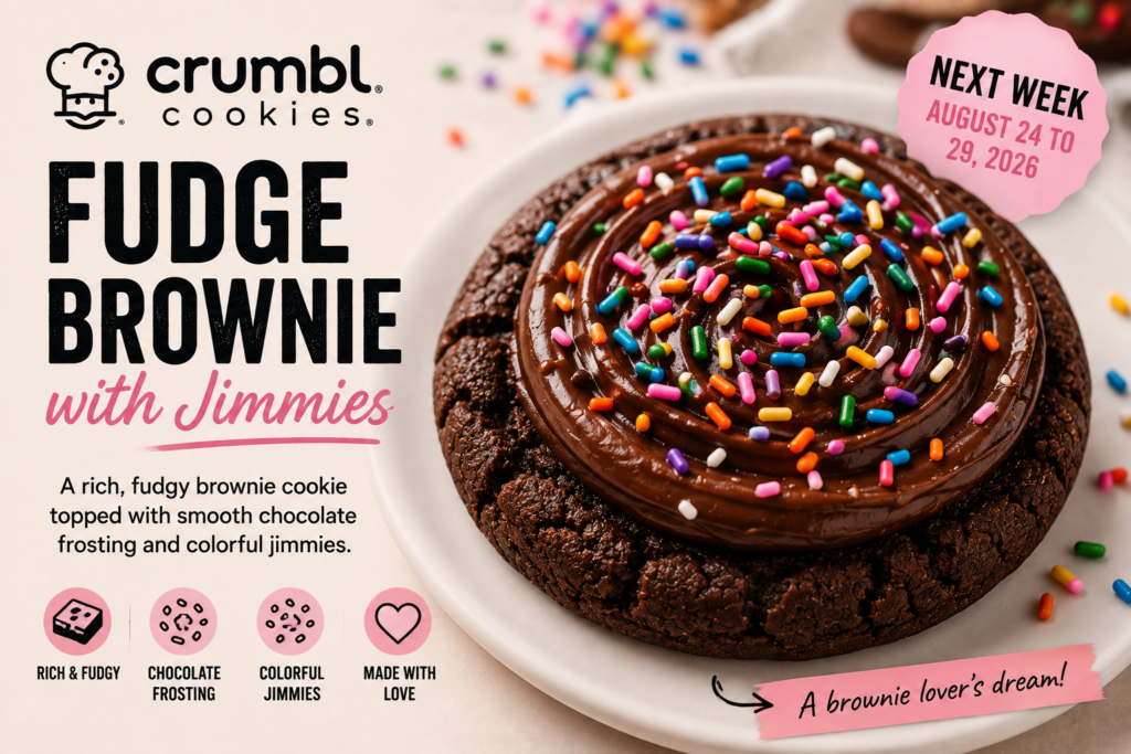 Fudge Brownie with Jimmies