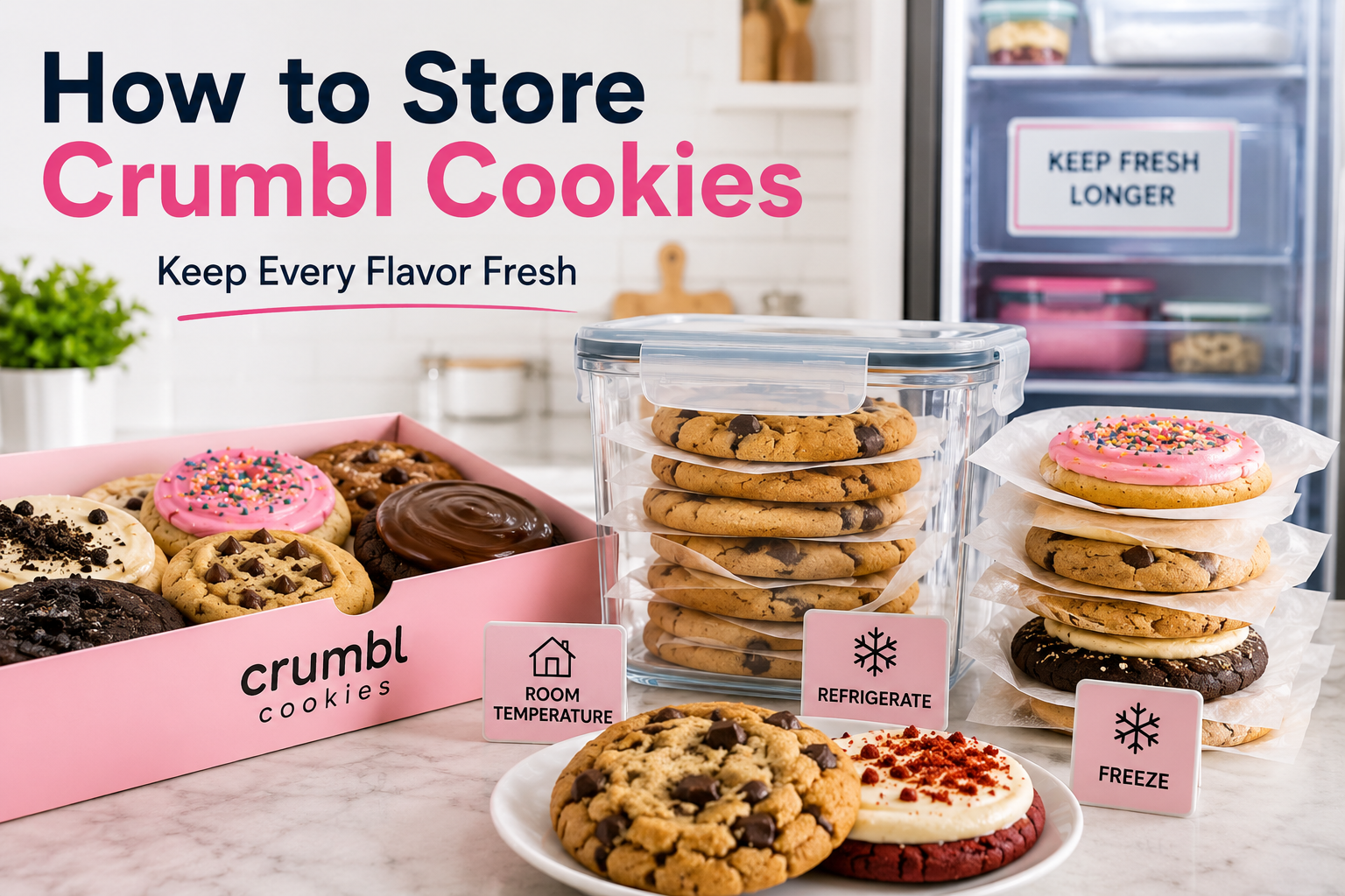 How to Store Crumbl Cookies 1