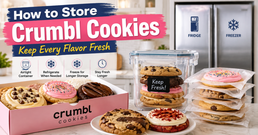How to Store Crumbl Cookies Perfectly Every Time