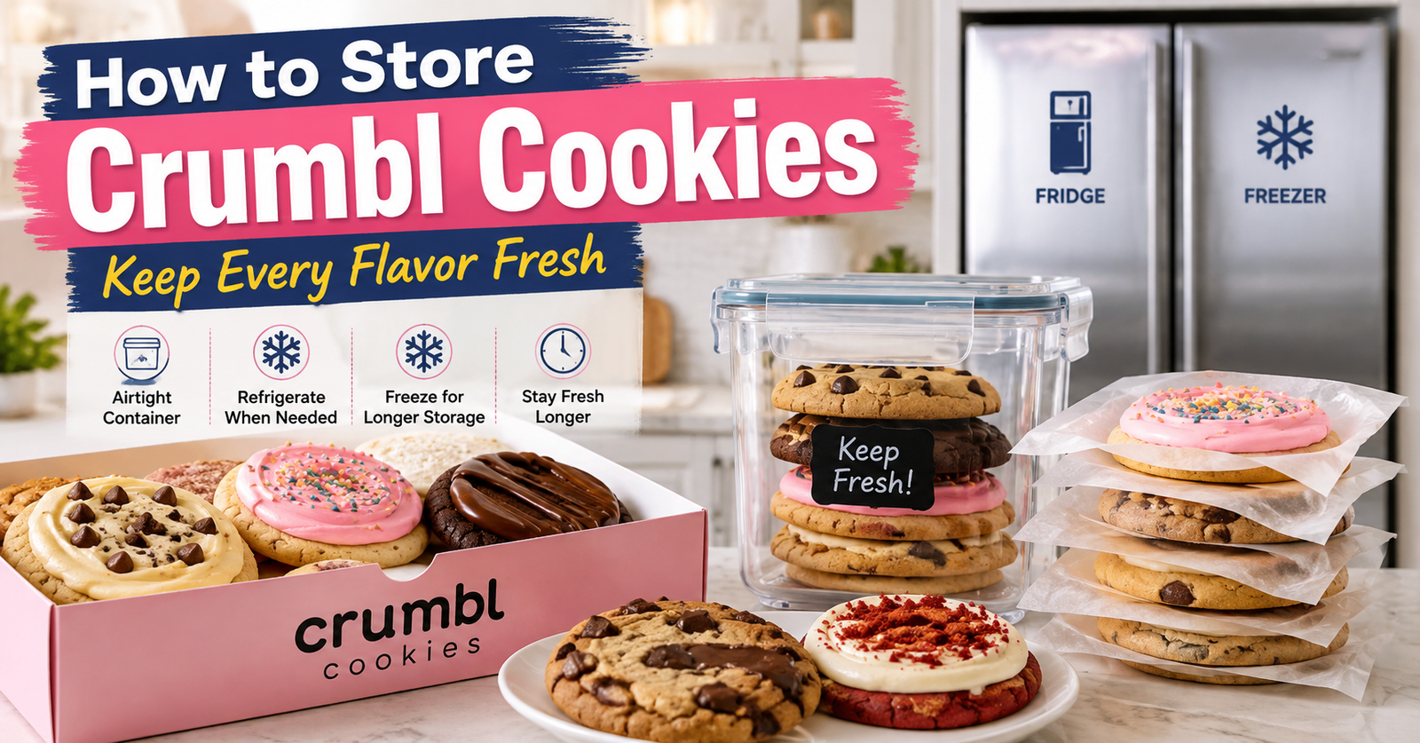 How to Store Crumbl Cookies Perfectly Every Time