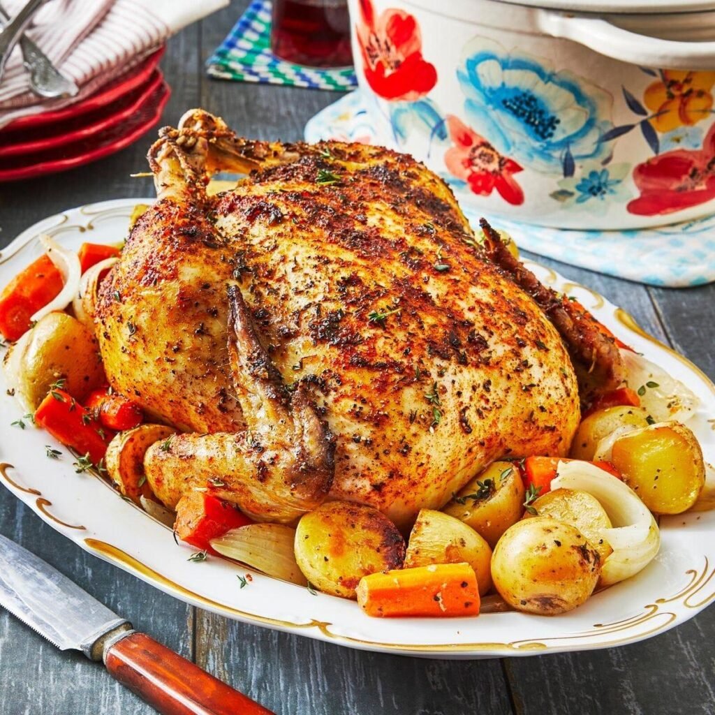 Roast Chicken Passover Dinner Menu