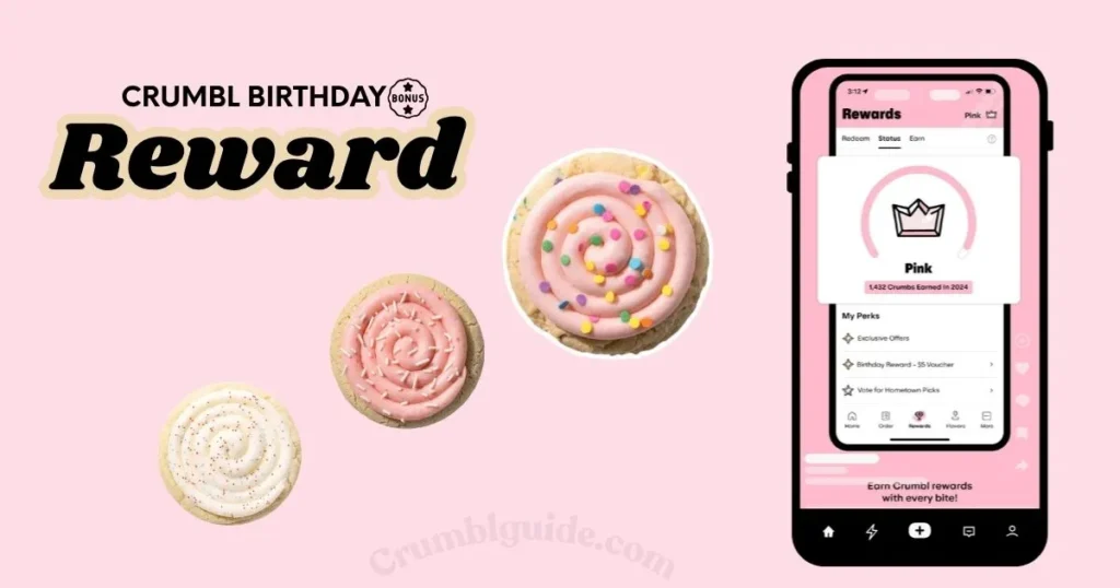 Crumbl Birthday Reward