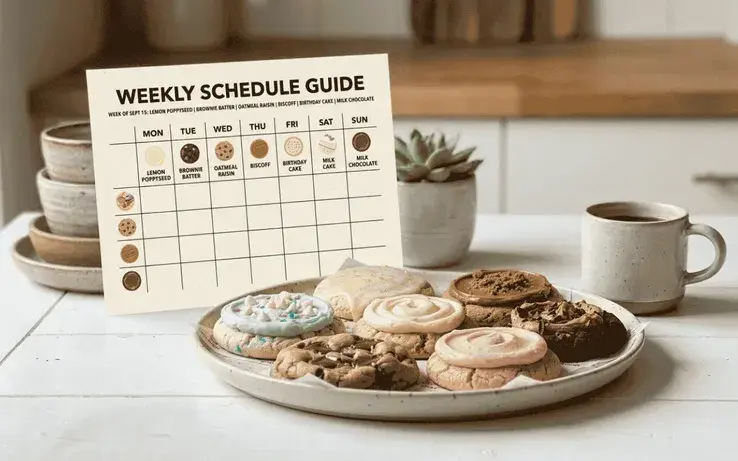 Your Guide to the Crumbl Cookie Schedule